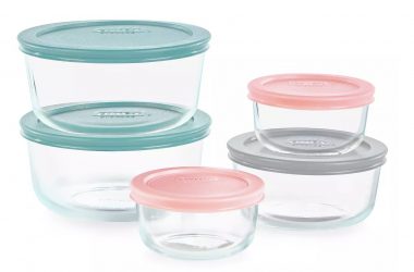 Pyrex Simply Store 10-piece Glass Storage Set with Lids Only $12.74 (Reg. $30)!